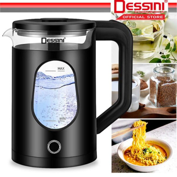 Dessini Electric Kettle 2.3 Liters - 2000 Watts