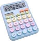 Calculator - Enjoy smooth calculations with this large 12-digit calculator featuring a 5" LCD display and large buttons, designed for easy use at home or school - Image 3