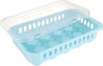 Kabas Plast Plastic Egg Organizer Case For 15 Pieces with Cover - Assorted Colors - Image 2
