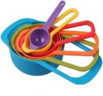 Plastic 6 pcs measuring spoon cup set with different capacity - Image 2