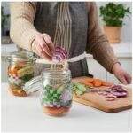 Ikea KORKEN - Jar with lid, clear glass - 1 l - Image 3