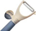 AITOS Plastic Vegetable Peeler with Sharp Stainless Steel Blade, Ergonomic Handle for Easy and Efficient Peeling Green&Blue - Image 3