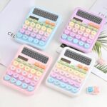 Calculator - Enjoy smooth calculations with this large 12-digit calculator featuring a 5" LCD display and large buttons, designed for easy use at home or school - Image 2