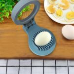 ⁦Egg slicer, egg cutter, Cutter Slicer, BPA-Free, Food-Safe Material, Perfect for Hard-Boiled Eggs, Easily Cuts into Slices (Single)⁩ - الصورة ⁦4⁩