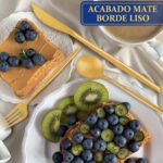 24-Piece Cutlery Set, Stainless Steel Cutlery for 6 Persons Includes Knives, Forks and Spoons, Cutlery Set for Kitchen, Restaurant, Dishwasher Safe (Gold) - Image 4