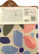 Unique Design Linen Tablecloth (140 X 180cm, Geometric Petals)