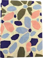 ⁦Unique Design Linen Tablecloth (140 X 180cm, Geometric Petals)⁩ - الصورة ⁦2⁩