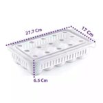 Kabas Plast Plastic Egg Organizer Case For 15 Pieces with Cover - Assorted Colors - Image 3