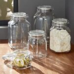 U Chef Airtight Glass Jars with Clear Preservation Seal Lid (500ML) - Image 2
