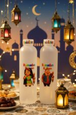 Ramadan Juice Serving Bottles Clear Acrylic Festive Pattern Durable Lightweight Juice Jug for Hospitality - Image 4