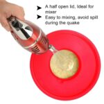 Generic Stainless Steel Dough Mixer with Grater, Silicone Lid and Base, 22cm - Image 4