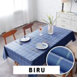 137 * 183cm Table Cloth Vinyl Checkered Tablecloth for Rectangle Table Wipe Clean Tablecloth for Kitchen Dining Table - Image 2