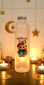 Ramadan Juice Serving Bottles Clear Acrylic Festive Pattern Durable Lightweight Juice Jug for Hospitality - Image 2