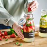 Generic Glass Milk Bottle with Clip Lid, 1000 ml Capacity, for Water, Milk and Juices . - Image 3