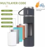 AARKRI SALES Stainless Steel Vacuum Flask Hot Drink and Cold-Water Flask Ideal Gifting Travel Friendly Latest Flask Bottle