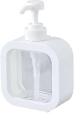 GLigeT Hand Soap Dispenser 300ML/500ML Shower Gel Shampoo Split Bottle High-Capacity Press Type Pump Bottle Transparent Lotion Bottle Soap Dispensor (Size : 300ml) - Image 3
