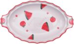 Generic Oval Porcelain Fruit Plate, 27 x 14 x 6 cm, - Image 2