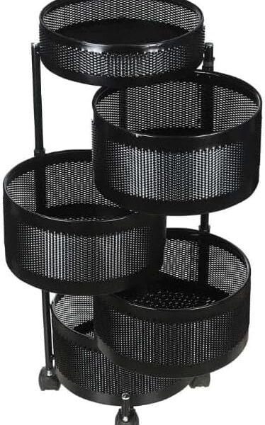 Turbo Metal Round Egypt El Kobri Kitchen 60 * 29 cm - Black (4&5Floor)