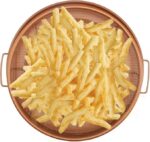 Round Tray with Strainer for Oven Cooking, Practical Design Allows Fat to Go Down for Crispy and Lighter Fat Food