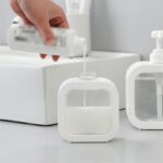 GLigeT Hand Soap Dispenser 300ML/500ML Shower Gel Shampoo Split Bottle High-Capacity Press Type Pump Bottle Transparent Lotion Bottle Soap Dispensor (Size : 300ml) - Image 2