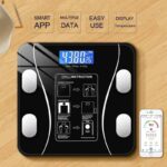 LUTFI Body Fat Scale Smart Weighing Scale Bluetooth-compatible Electronic Intelligent Weight Loss Body Fat Balances Analyzer Weighing Tools (Color : Black) - Image 4