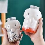 Portal Glass Cup  elephant Water Cup Hot Ice Juice Cup Coffee Cup