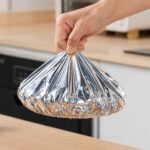 ⁦Generic Thermal Silver Aluminium Food Storage Cover Bags, Reusable, Keeps Food Fresh, Pack of 10, Fits Most Sizes.⁩ - الصورة ⁦4⁩