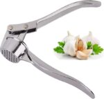 Jsdoin Professional Kitchen Garlic Press, Garlic Mincer Ginger Crusher UK, Peeler Squeezer Heavy Duty Garlic Presser,Garlic Crush, User-Friendly Garlic Chopper, Easy to Clean and Durable