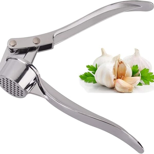 Jsdoin Professional Kitchen Garlic Press, Garlic Mincer Ginger Crusher UK, Peeler Squeezer Heavy Duty Garlic Presser,Garlic Crush, User-Friendly Garlic Chopper, Easy to Clean and Durable