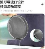 COOKER OIL COOKER OIL WOODEN HANDLE GRANITE WITH LID AND STAINLESS STRAINER FOR EASY USE AND CLEANING FROM (1.7L) - Image 5