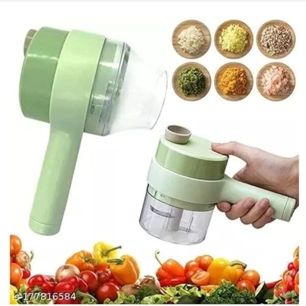 Generic Hummer Chopper 2 in 1 Vegetable Chopper Garlic Onion Easy Charging USB