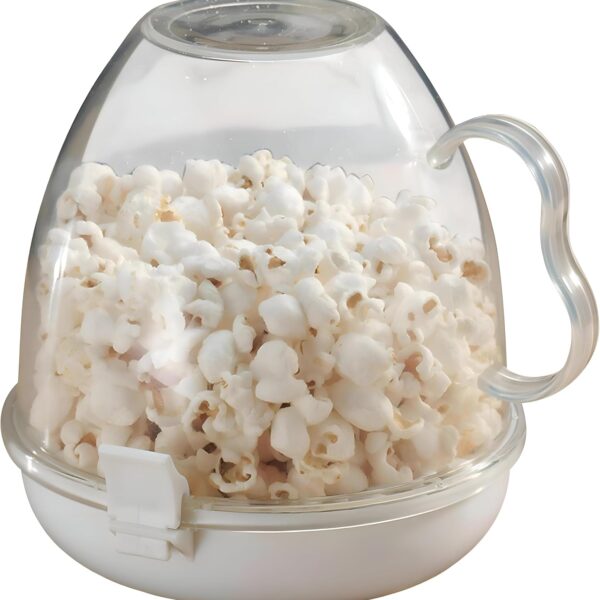 Microwave Popcorn Container - Prepare delicious and easy popcorn with this sturdy plastic container perfect for home movie nights (1pc)