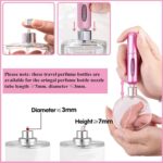 Easy to Fill Travel Perfume Atomizer Bottle - Glass & Mineral Assorted colors (8ml) - Image 2