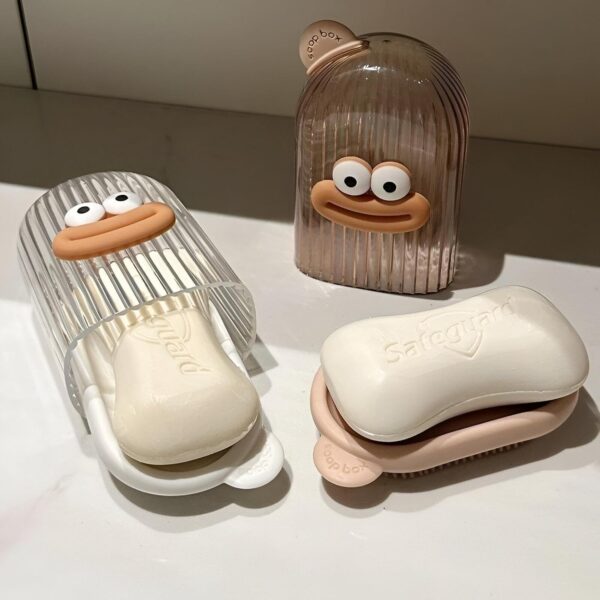 Premium Kitchen Soap Set - Acrylic soap jar with silicone filter and scrubber, combining durability and style for a sophisticated kitchen accessory