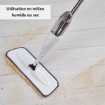 Lokem Microfibre Mop Spray with Tank and 2 Reusable Pads, 360° Rotating Mop for All Types of Floors, White - Image 5