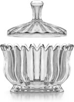 ⁦New Sugar Brasilia 10cm City Glass Set 1 Bowl + x Lid - 1-1 oz - CG - Clear Glass Gift Box⁩ - الصورة ⁦2⁩