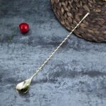 ⁦Stainless Steel Set - 6 Piece Spoon and Shaker Set with Brush Designed to Meet the Needs of Juices, Cereals and Prep Fruits⁩ - الصورة ⁦2⁩