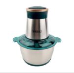 Food Chopper, Electric Meat Chopper with Powerful Motor, 2L Stainless Steel, 2 Speed Levels, Safety Function, Multi Chopper for Meat, Fruits, Vegetables (Stainless steel) - Image 2