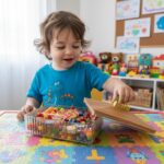 ⁦Transparent Acrylic Sila Box with Wooden Lid, Gold Handle Elegant Design for Nuts, Snacks, Sweets, and Dates, Multi-Purpose Serving Container (One pack)⁩ - الصورة ⁦3⁩