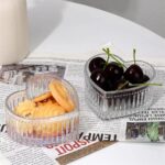 Generic Heart-Shaped Glass Bowls Set, Clear with Gold Rim, for Nuts and Desserts, 6 Pack, .Ar - Image 5