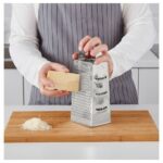 Square Grater, Stainless Steel, Ideal for Potatoes and Vegetables, Cromargan, Dishwasher-Safe - Image 3