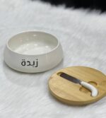 ⁦Round Porcelain Butter Dish⁩ - الصورة ⁦2⁩