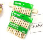 Other Wooden clothespin set, 20 pieces - beige