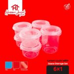 6 Pieces Smal 100ml&200ml Ingredient Boxes, Mini Sauce Jars, Ketchup Boxes, Salad Boxes, Storage Containers with Lids, Reusable Sealed Jars, Food Preservation Boxes - Image 5