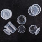 6 Pieces Smal 100ml&200ml Ingredient Boxes, Mini Sauce Jars, Ketchup Boxes, Salad Boxes, Storage Containers with Lids, Reusable Sealed Jars, Food Preservation Boxes - Image 4