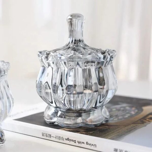 New Sugar Brasilia 10cm City Glass Set 1 Bowl + x Lid - 1-1 oz - CG - Clear Glass Gift Box