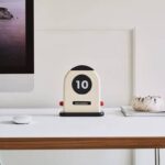 Wooden Calendar Decor Result for Daily Office Home Use Monthly Weekly Standing Planner for Kitchen Office (black)