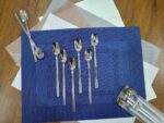 Stainless Steel Mixing Spoons (6 Pieces) - Image 2