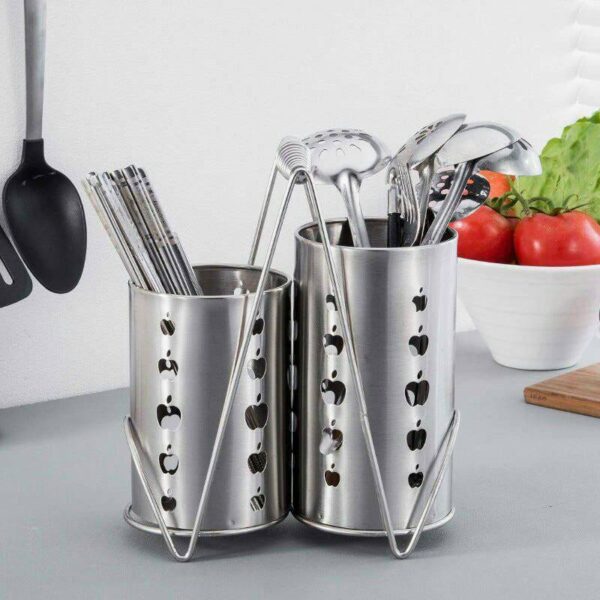 Stainless Steel Kitchen Spoon Strainer Spoon Slicer 2 * 1 Multi-Shape