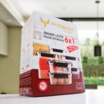 ⁦Generic Acrylic Refrigerator Food Container Set, 6 Pieces Airtight Lock with Clear Silicone Sealing Sides, Transparent Storage Boxes for Fresh Food, Fridge, Kitchen Organization.⁩ - الصورة ⁦2⁩